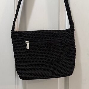 The Sak Black Knit Shoulder Bag NWOT